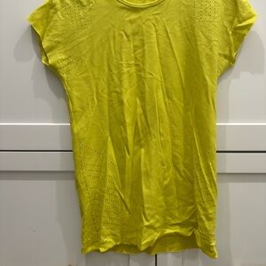 Lululemon Athletica Vibrant Yellow Short Sleeve Tee